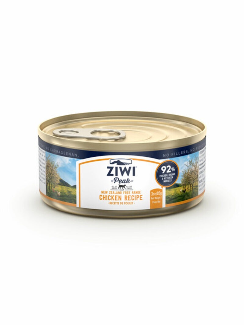 ZIWI Peak Chicken Canned Wet Cat Food available at Pet Shore, featuring free-range chicken for natural cat nutrition.